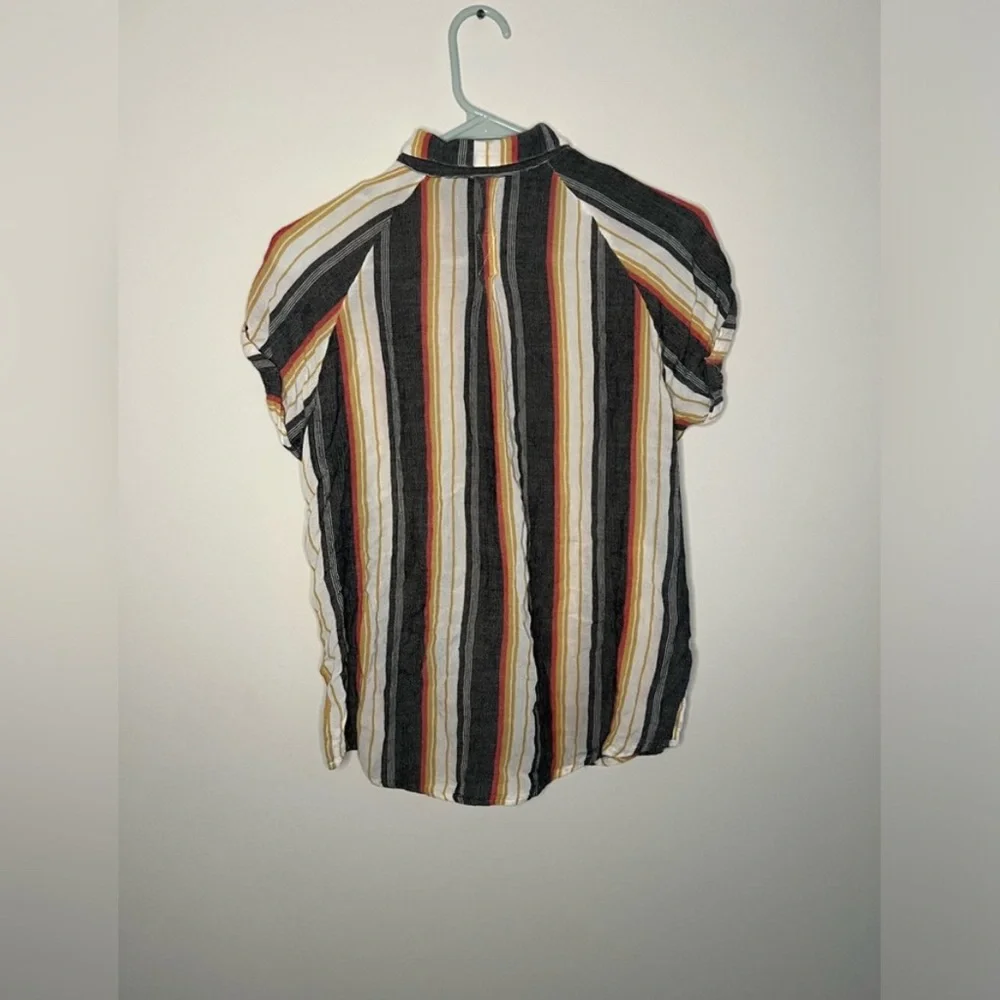 BDG - Multicolored Striped Button Down Shirt - Size XS - Picture 3 of 8